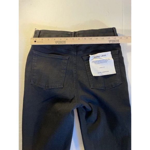 Good American POWER STRETCH PULL-ON SKINNY JEANS GLV478BT Size 3 Inseam 28” - Picture 8 of 10